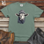 Slouchy Beanie Bovine Heavy Cotton Comfort Colors Tee