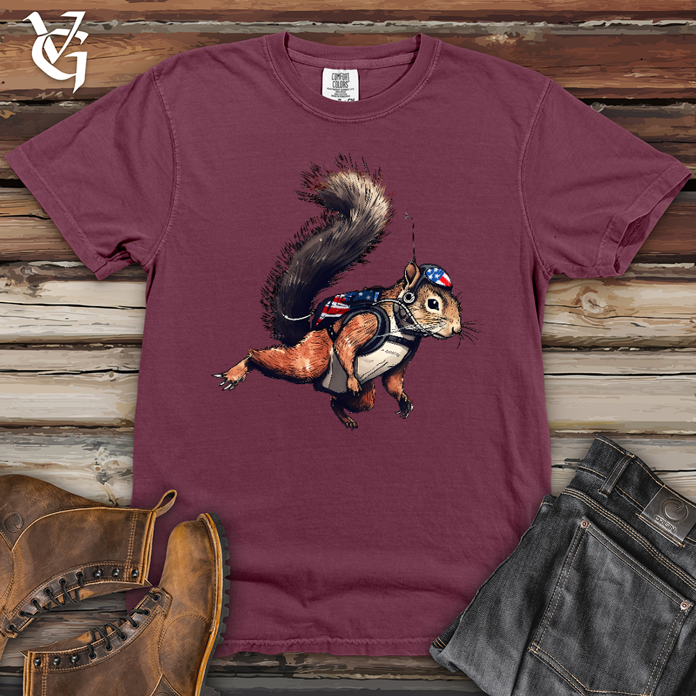 American Skydiving Squirrel Heavy Cotton Comfort Colors Tee