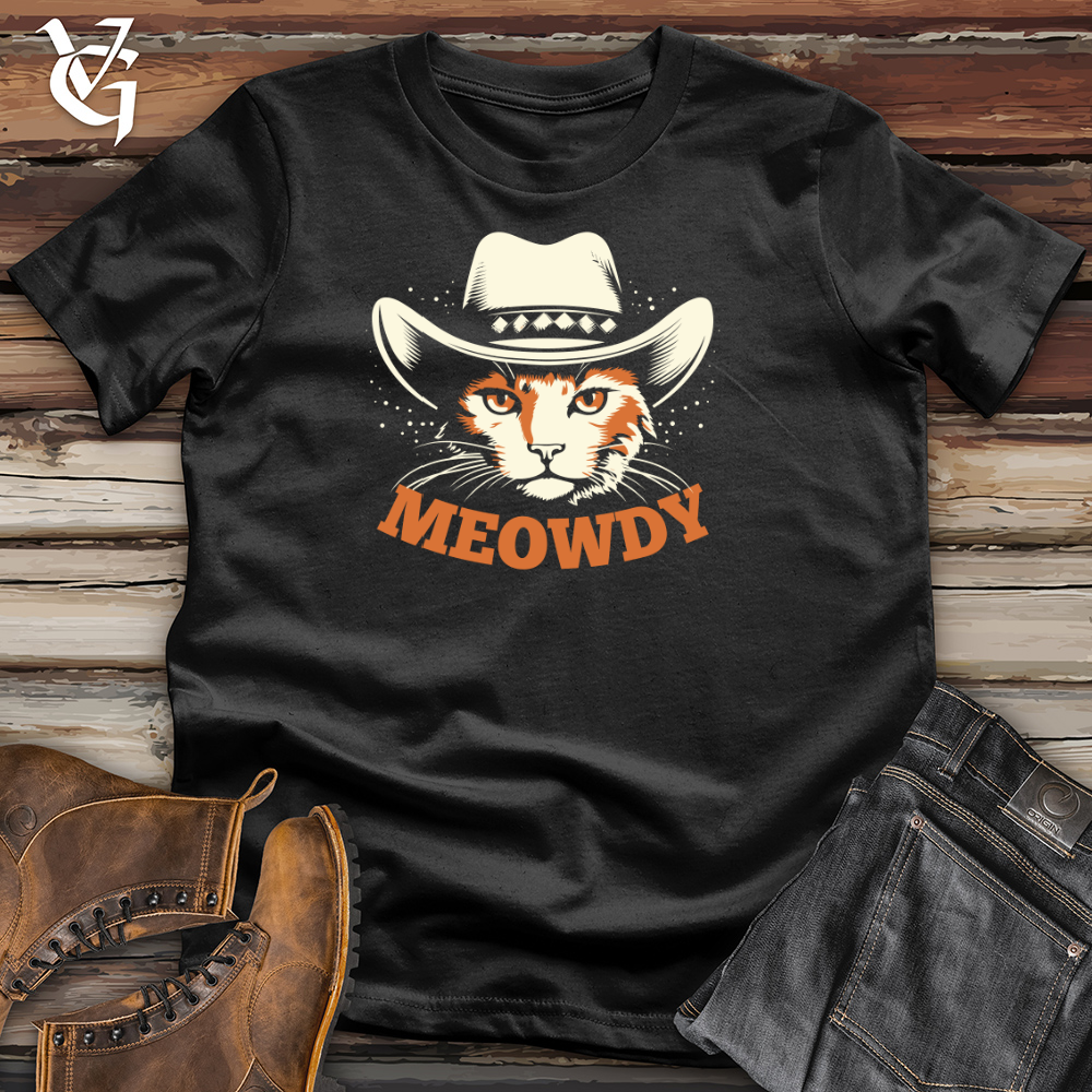Vintage Cowboy Cat Cotton Tee