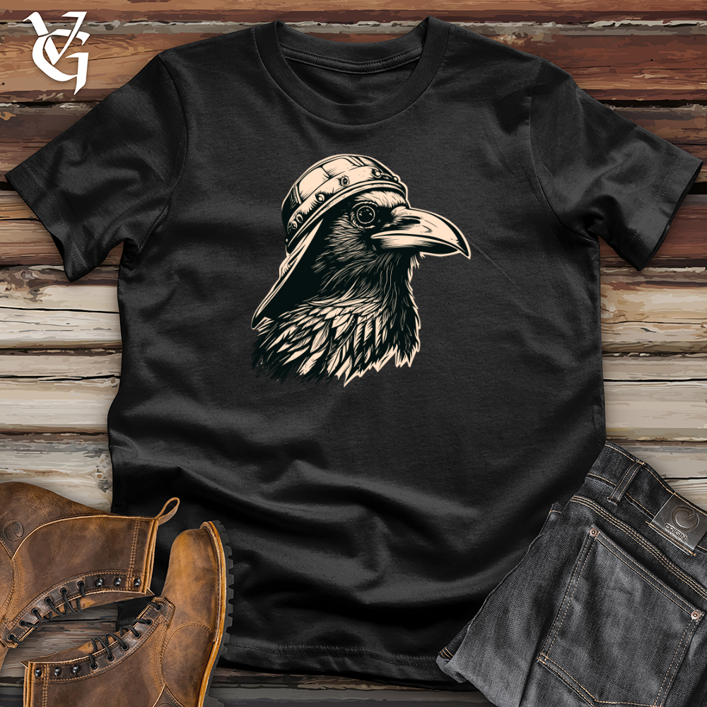 Vintage Raven Snapback Softstyle Tee