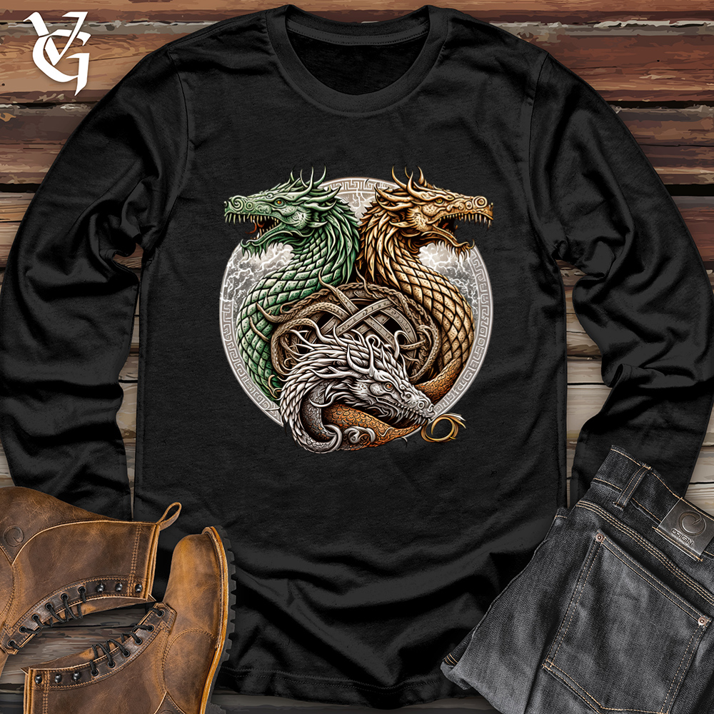 Dragon Trio Viking Softstyle Long Sleeve