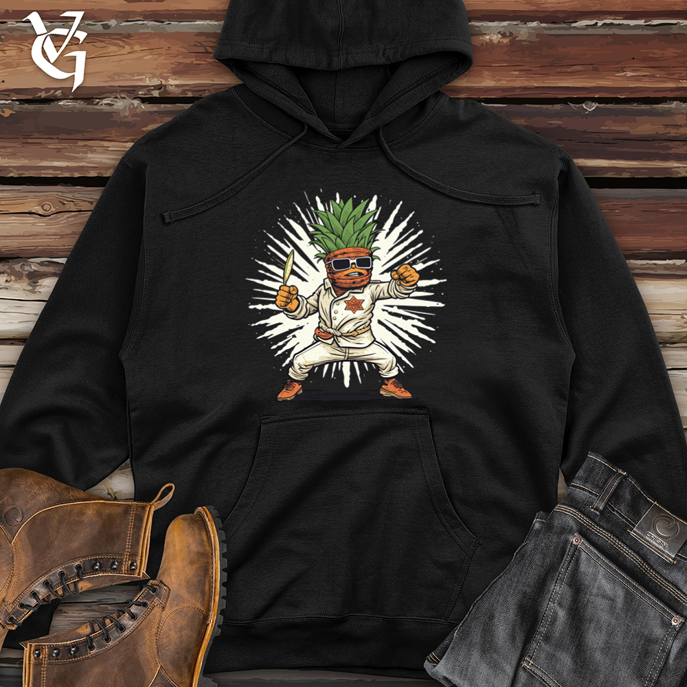 Whimsical Pineapple Valor Midweight Hooded Sweatshirt