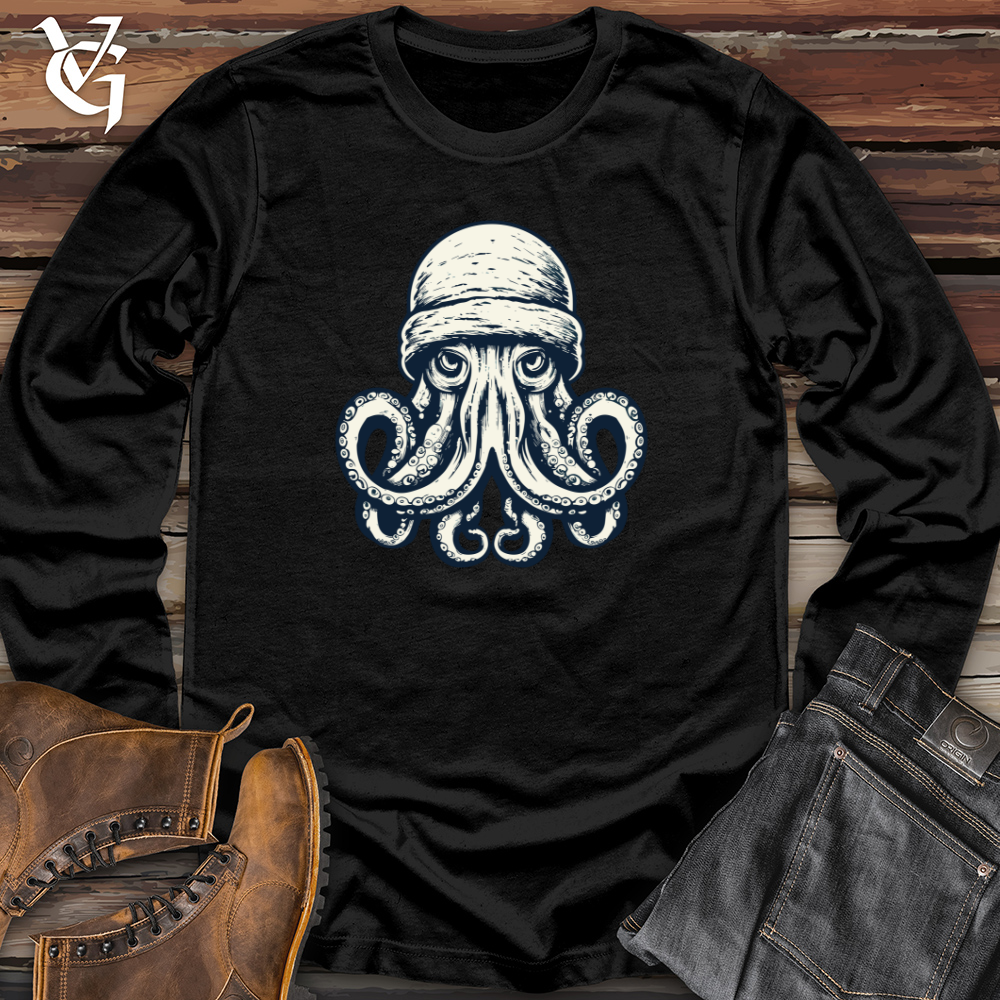 Vintage Snow Hat Octopus Long Sleeve