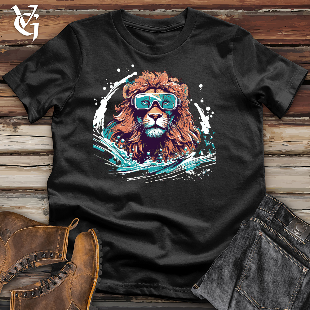 Swimming Lion Cotton Tee