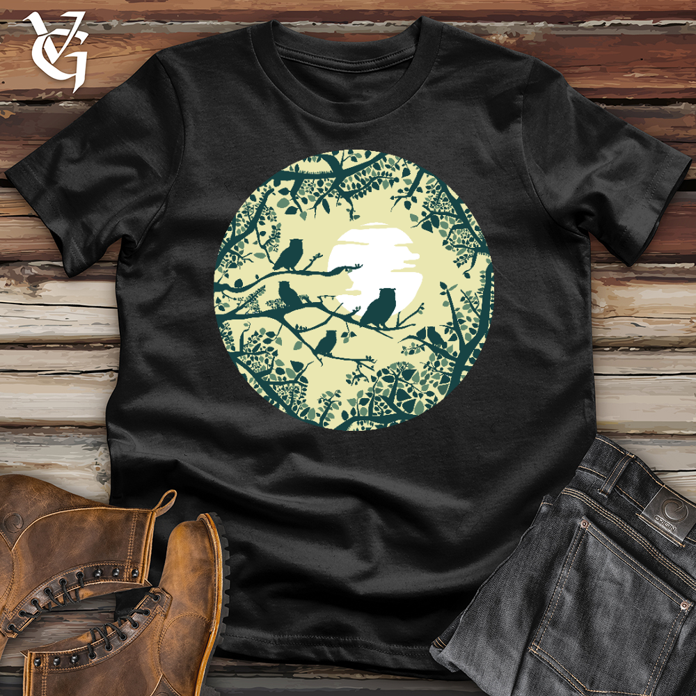 Forest Moon Raven Cotton Tee-01-01 Softstyle Tee