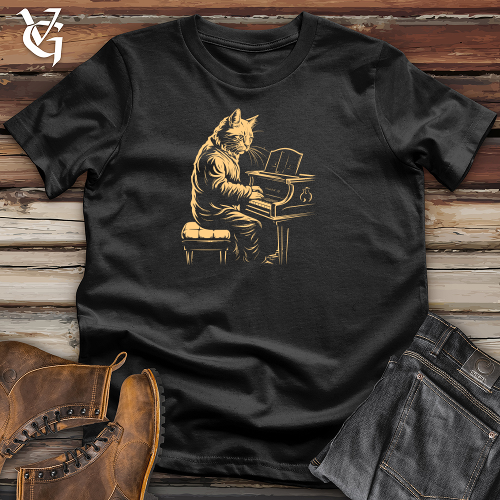 Melodic Feline Cotton Tee