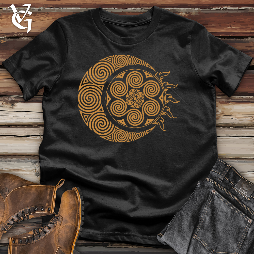 Spiral Celtic Moon 01 Softstyle Tee