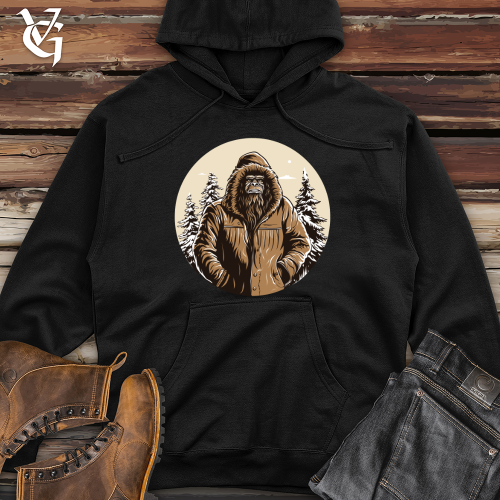 Next Step Bigfoot Footprint Hoodie Men's Size L Yeti sold Sasquatch Hooded Sweatshirt