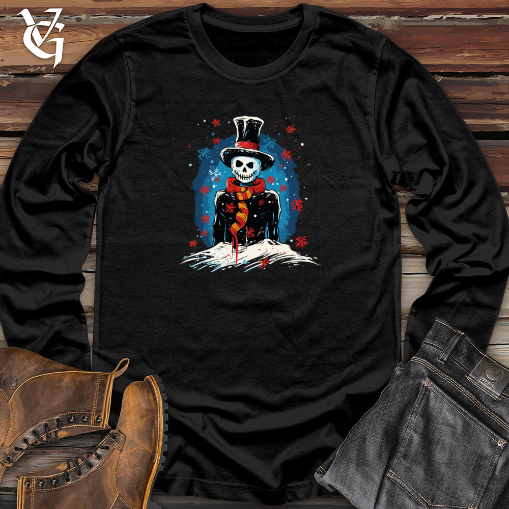 Pop Snowflake Snowman 01 Long Sleeve