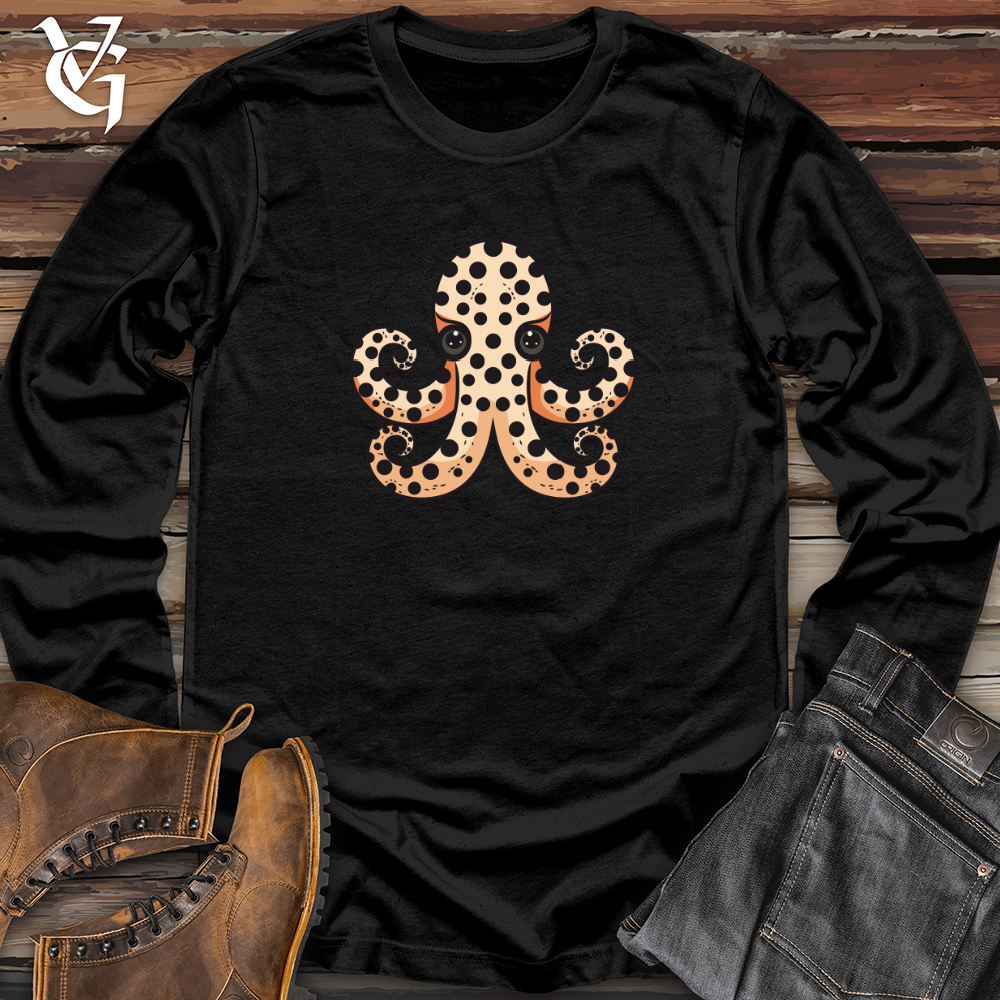 Polka Dot Octopus Long Sleeve