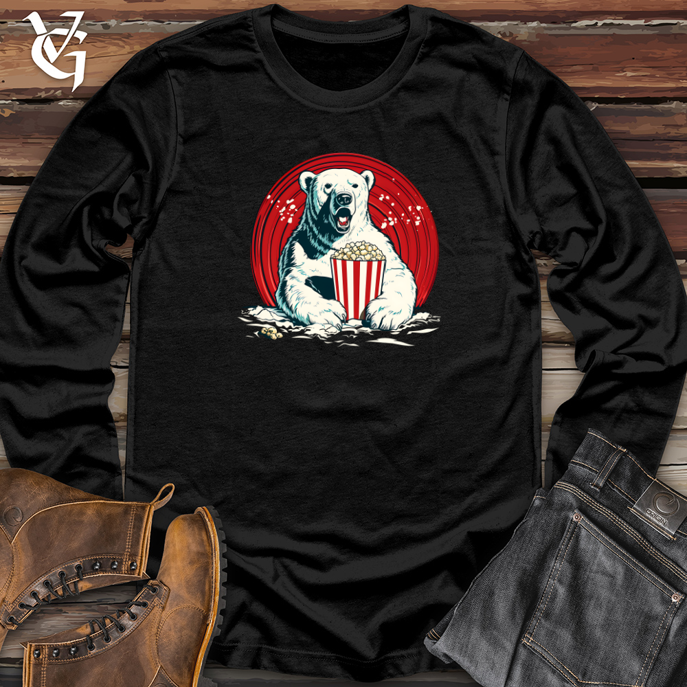 Popcorn Throwing Polar Fun Long Sleeve