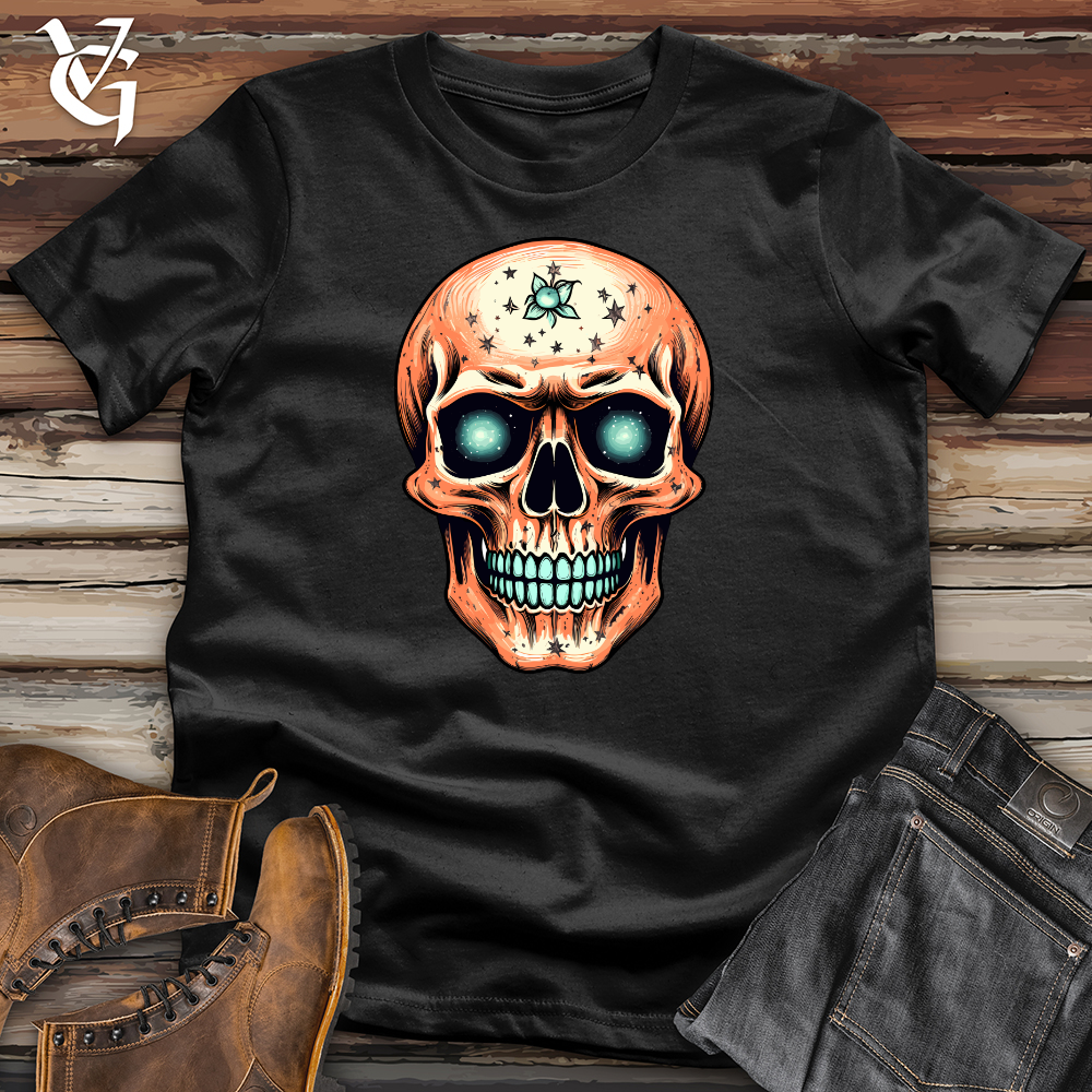 Galactic Peach Skull Softstyle Tee