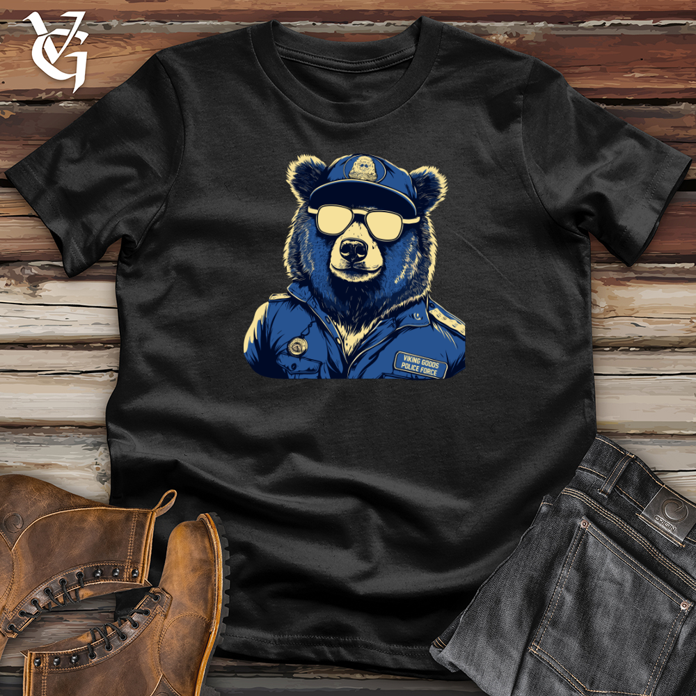 Officer Bear on Duty 01 Softstyle Tee