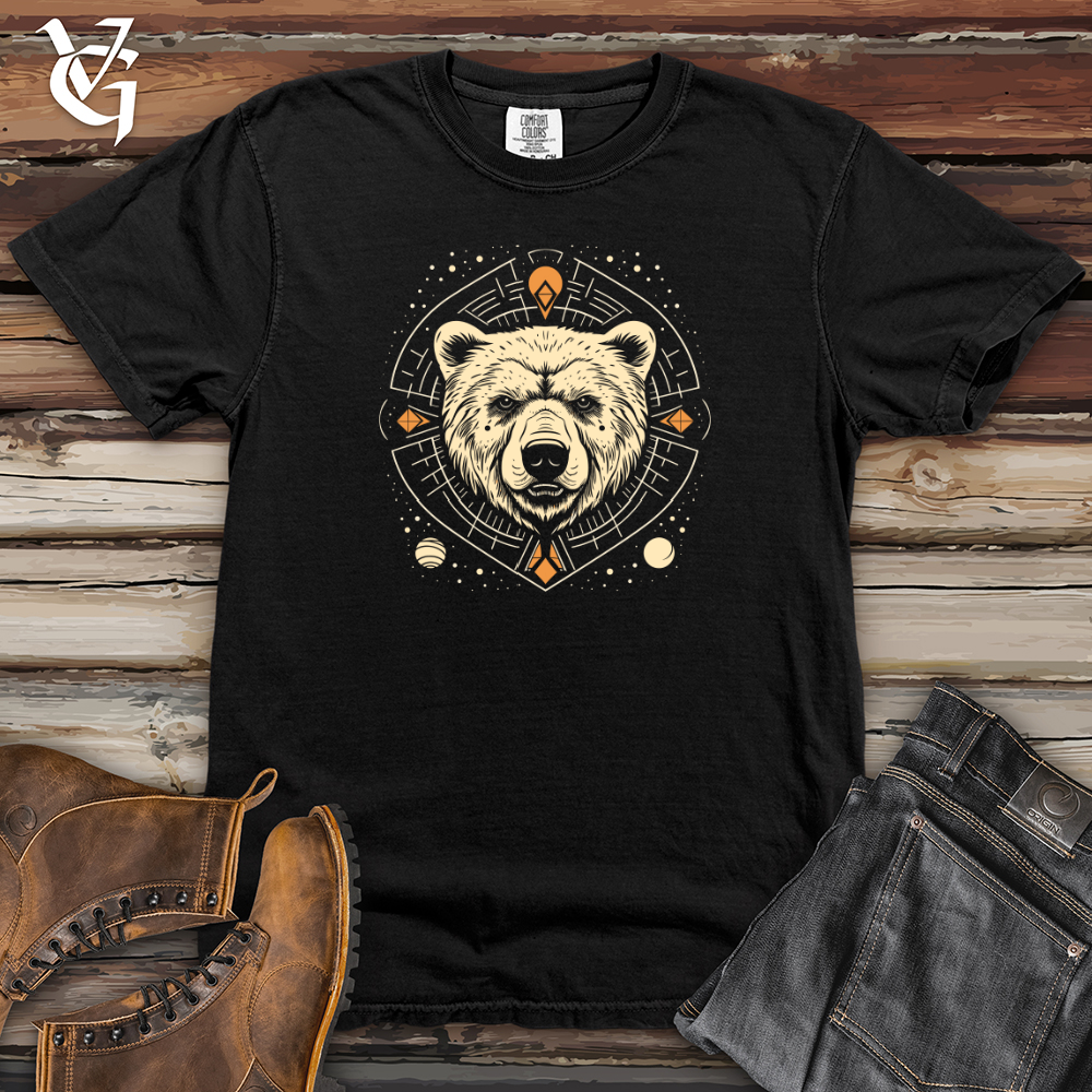 Cosmic Cycling Bear Journey Heavy Cotton Comfort Colors Tee