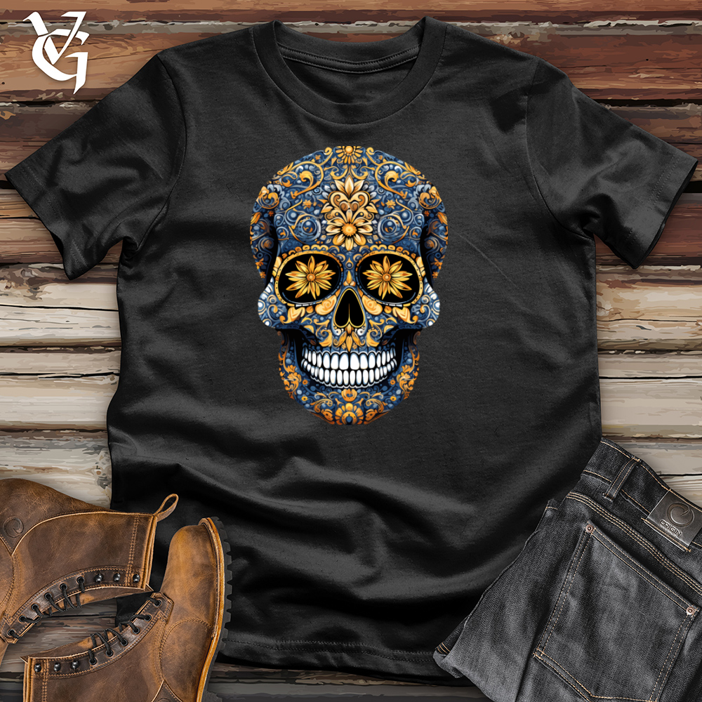 Mandala Skull Cotton Tee