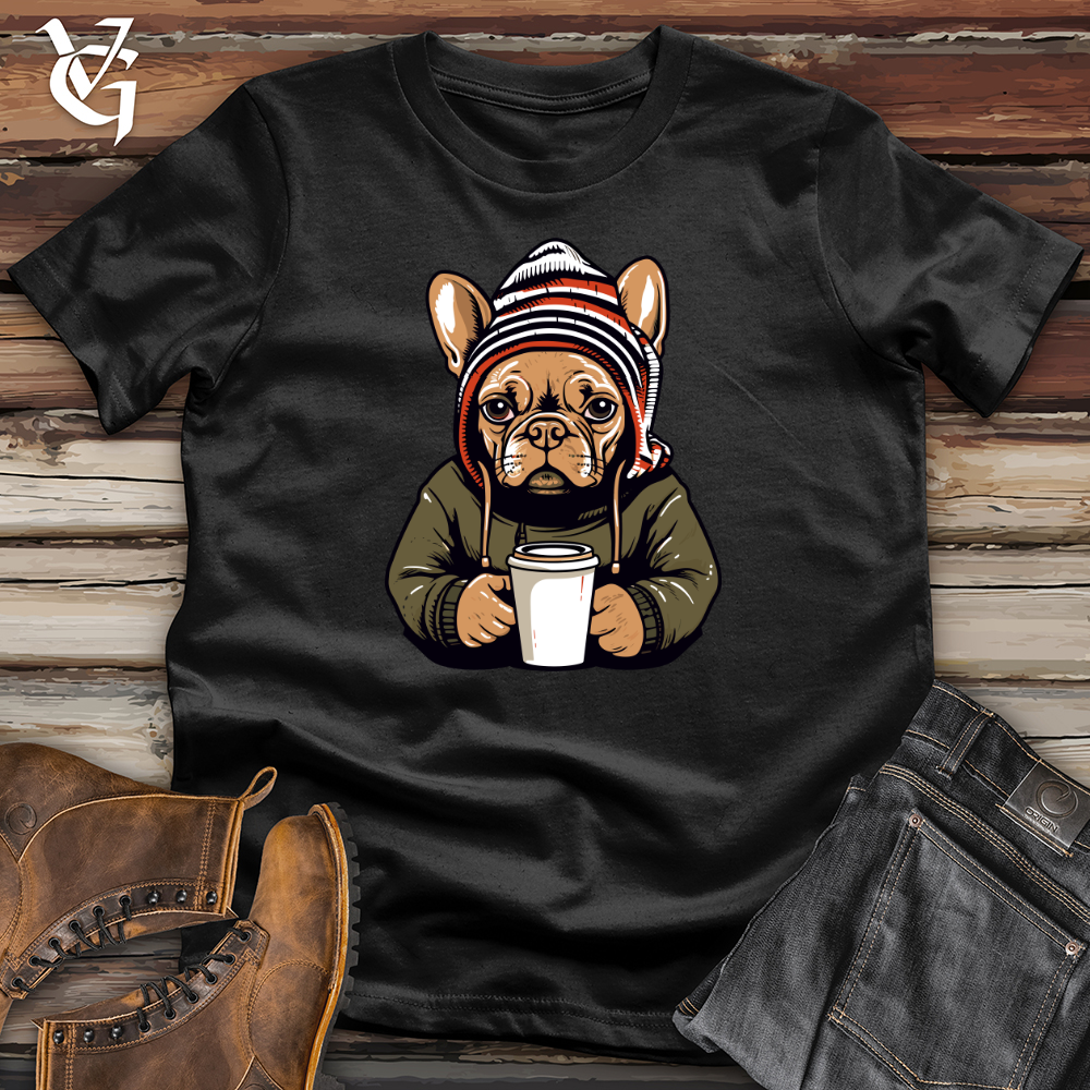 Vintage Coffee Lover Frenchie Softstyle Tee