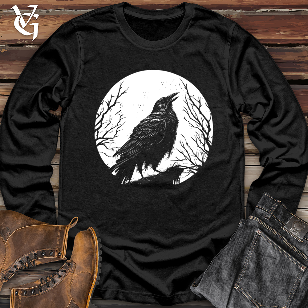 Moon Twinkle Raven Softstyle Long Sleeve