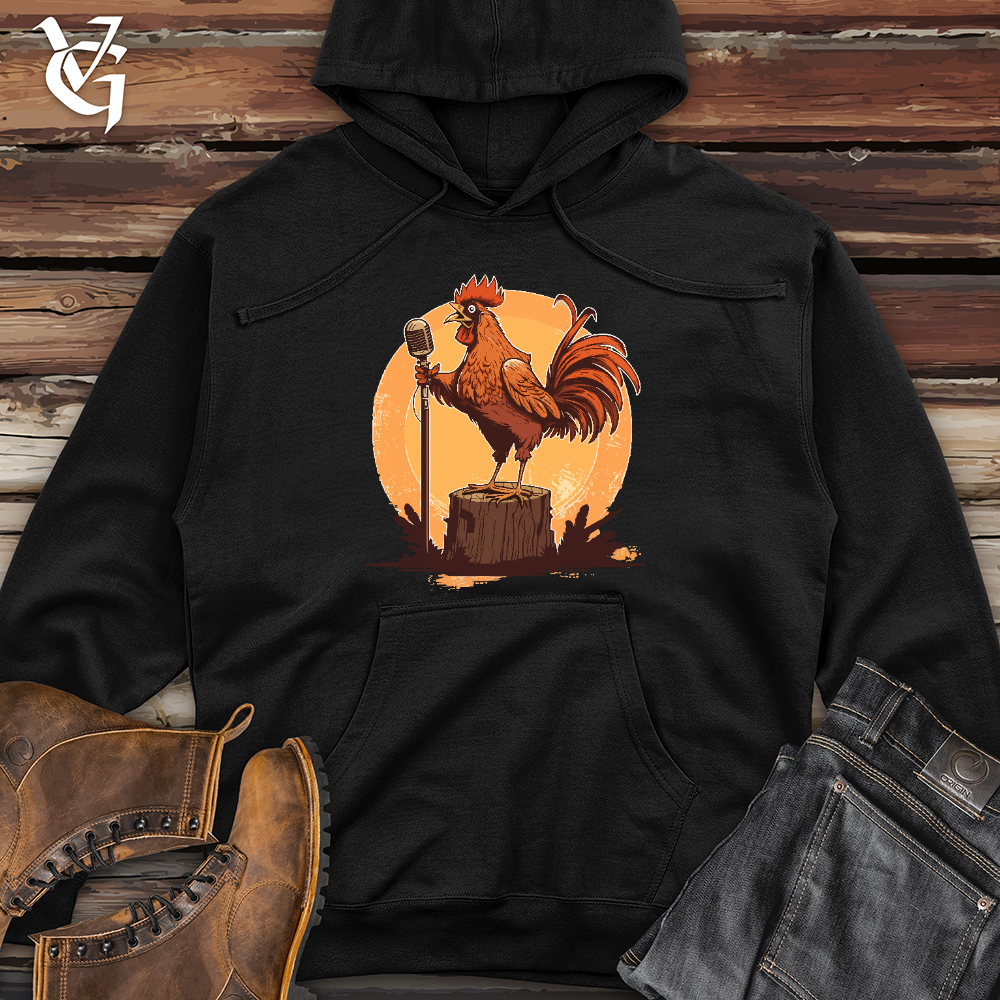 Chicken Rockstar Midweight Hooded Sweatshirt