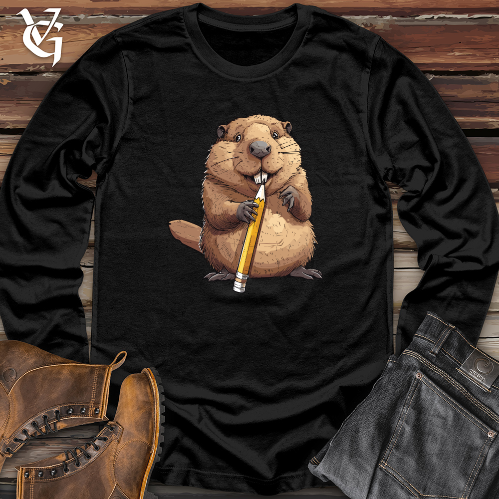 Beaver Pencil Sharpener Long Sleeve