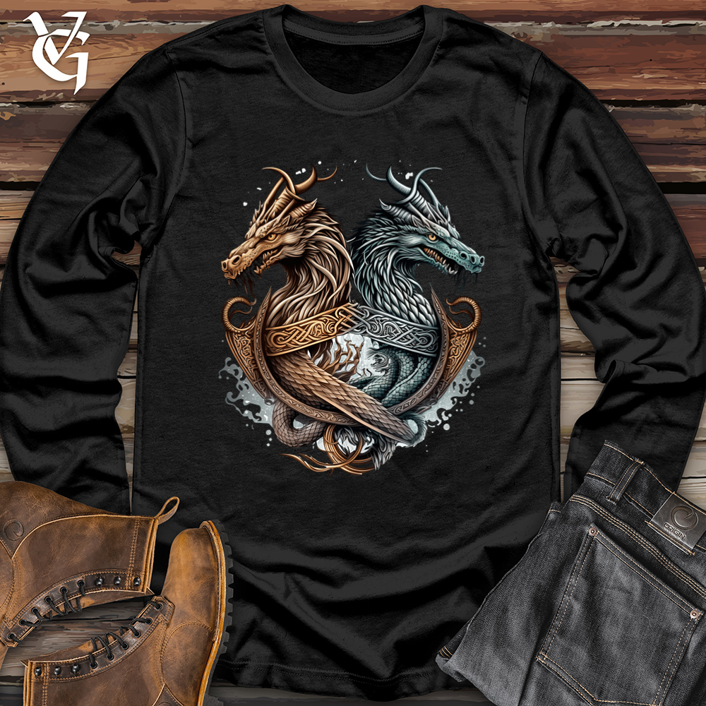 Dragons At Sea Softstyle Long Sleeve