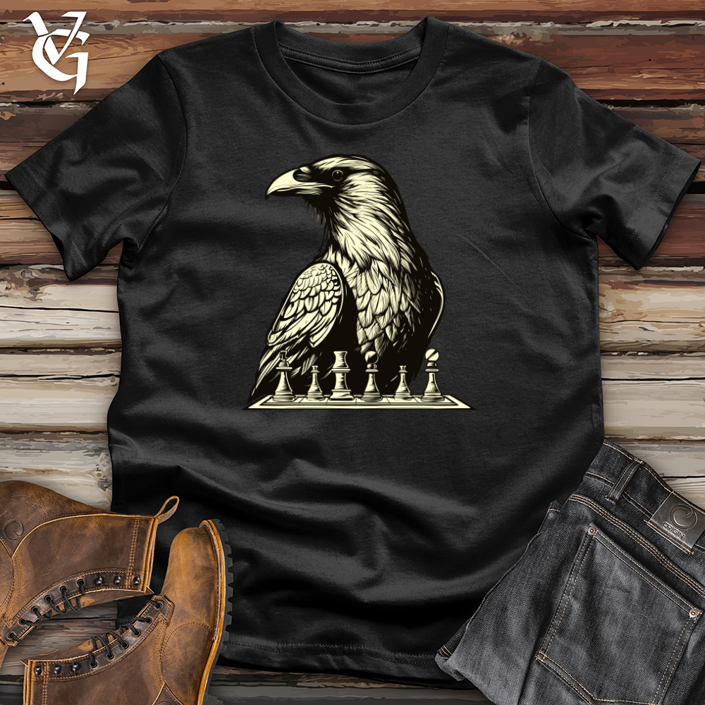 T-Shirt tête de mort, aigle Black Raven - Billy Eight