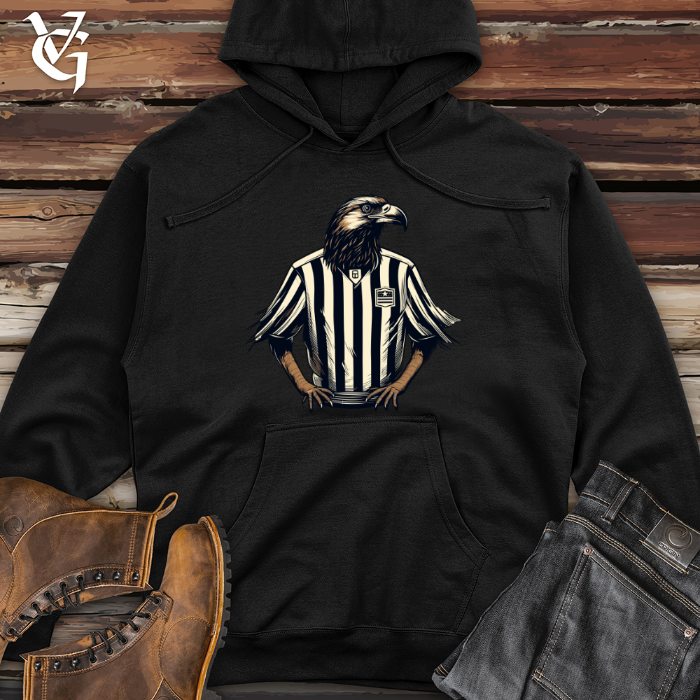 Retro Referee Raven 01 Midweight Hooded Sweatshirt