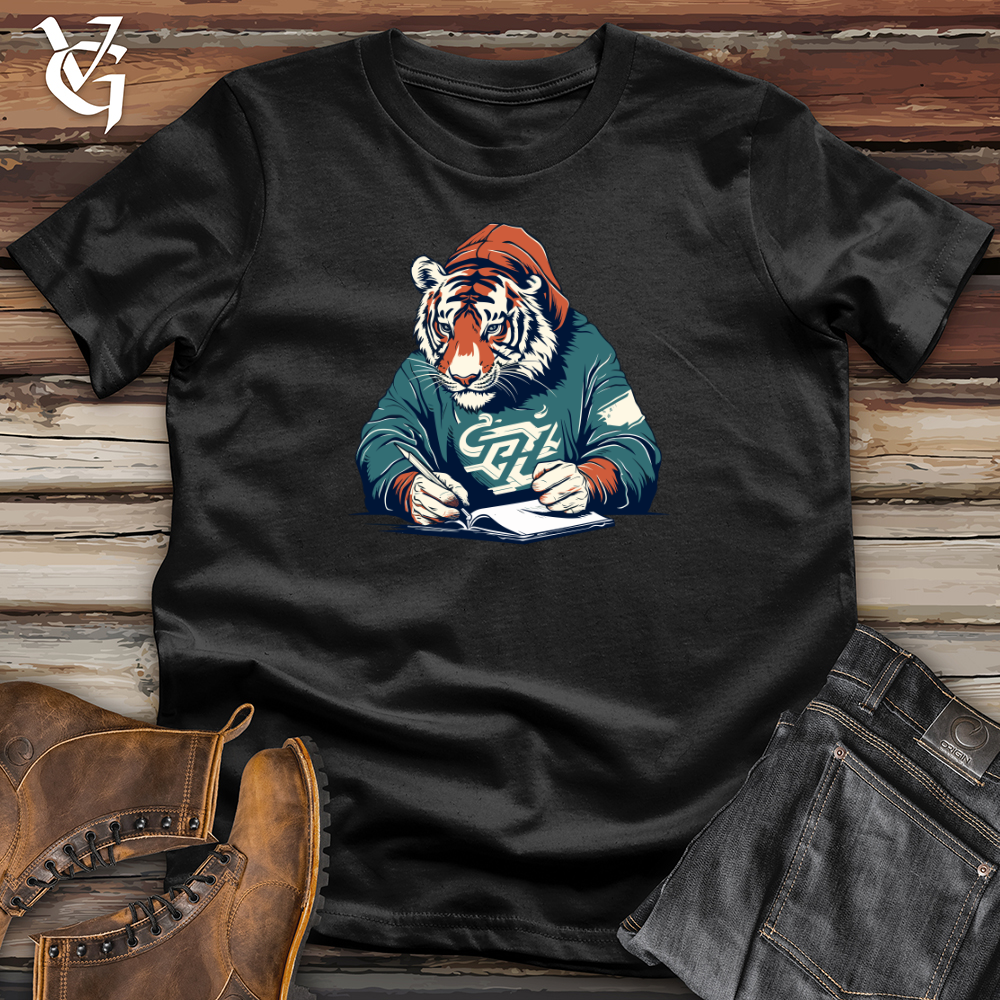 Retro Scribbling Tiger Softstyle Tee