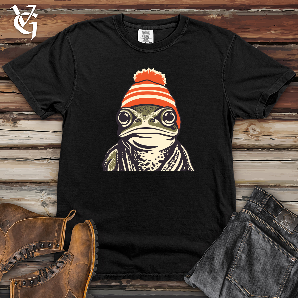 Beanie Buddy Frog Heavy Cotton Comfort Colors Tee