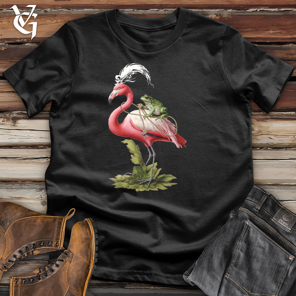Frog & Flamingo Friends Cotton Tee