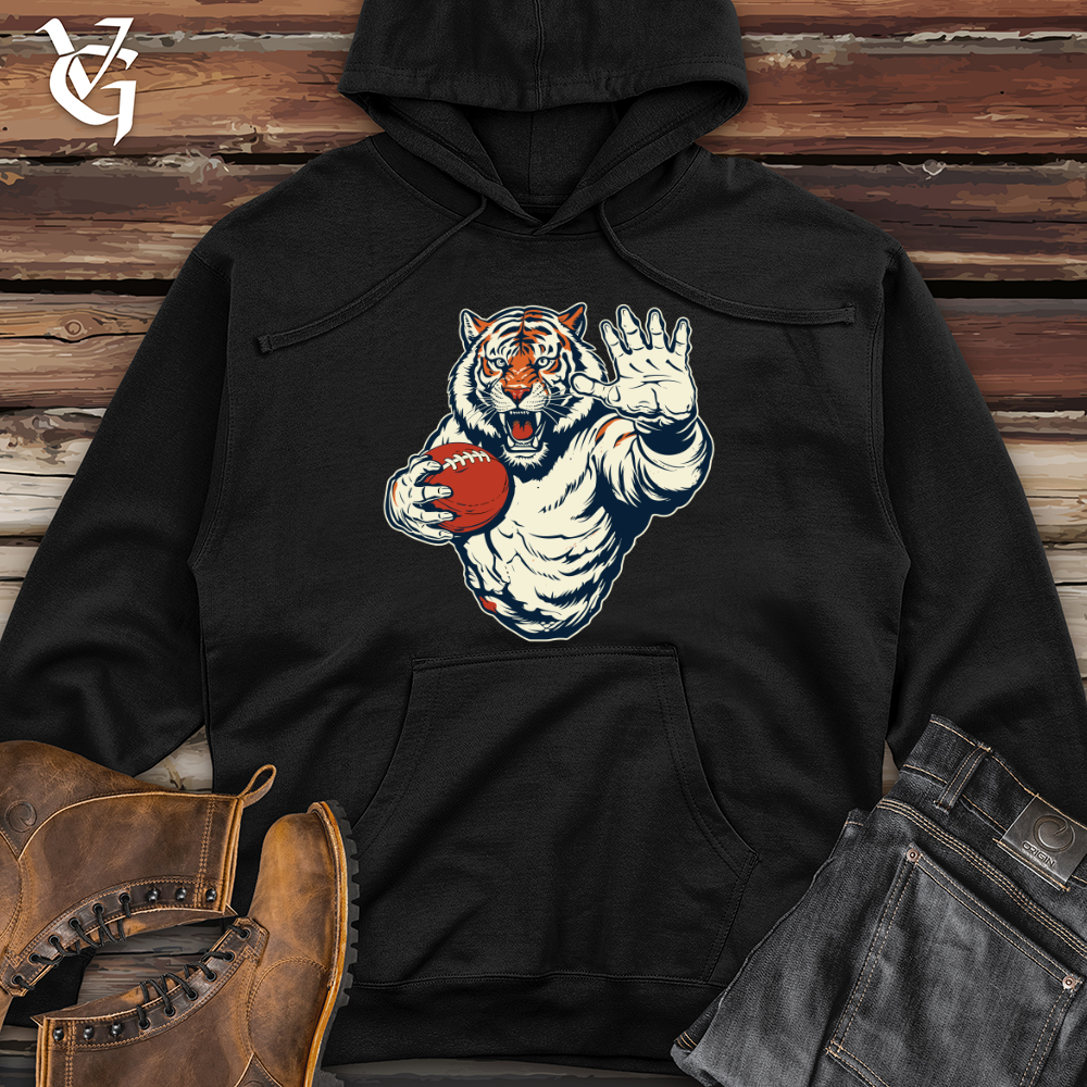 Gridiron Tiger Midweight Hooded Sweatshirt