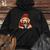 Retro Pom Pom Golden Retriever Midweight Hooded Sweatshirt