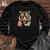 Retro Fire Tiger Long Sleeve