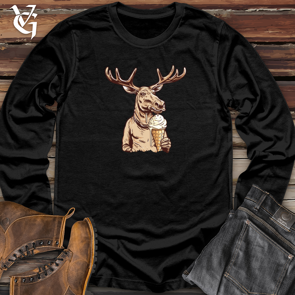 Antlered Ice Cream Balancer Long Sleeve