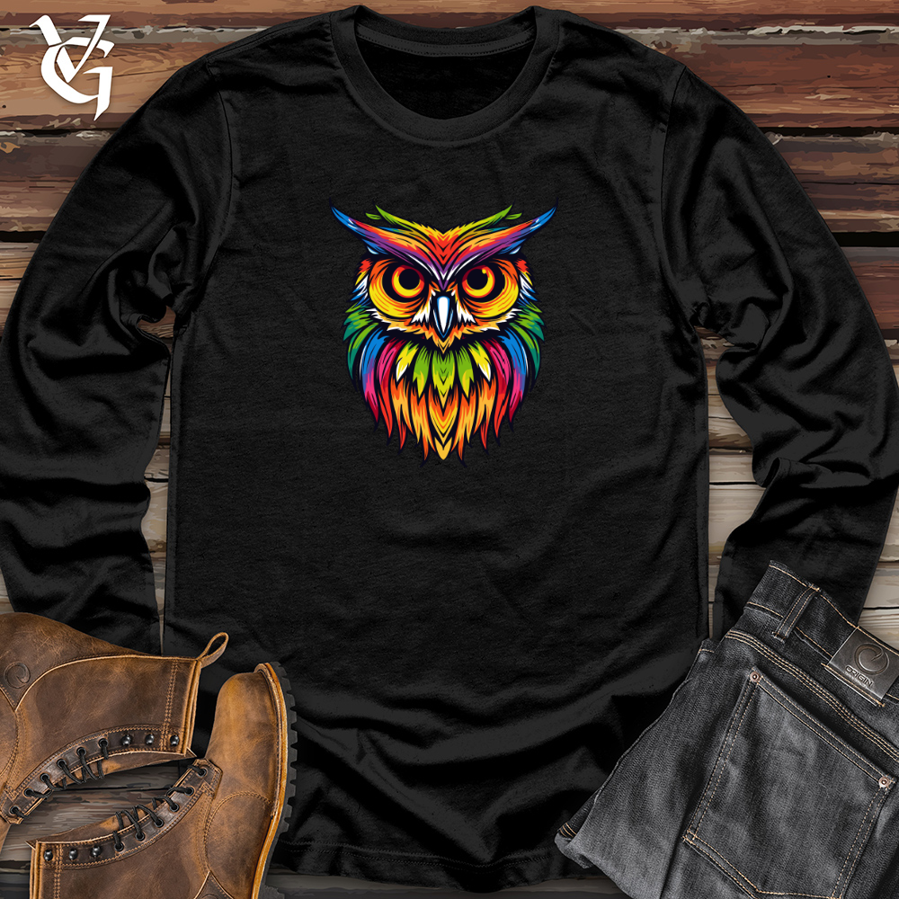 Colorful Nightwise Owl Long Sleeve