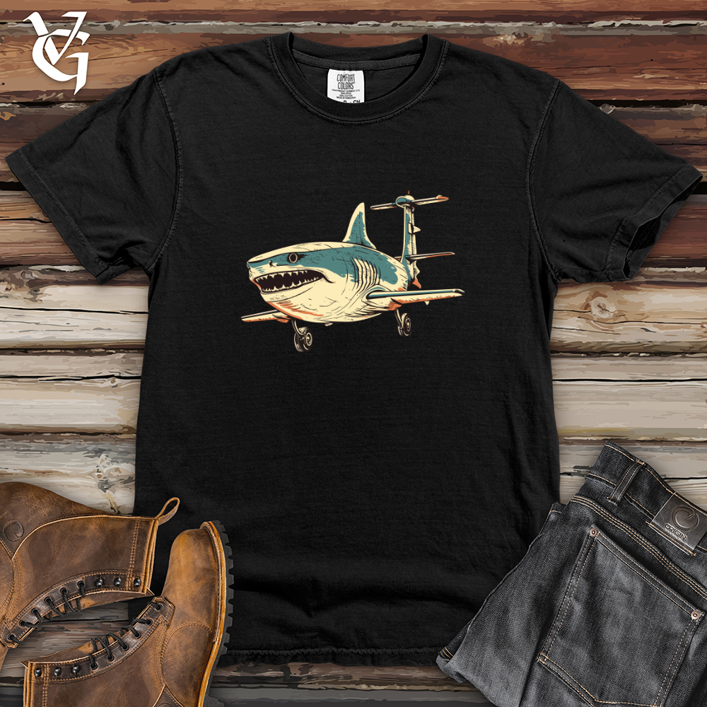 Retro HeliShark Heavy Cotton Comfort Colors Tee