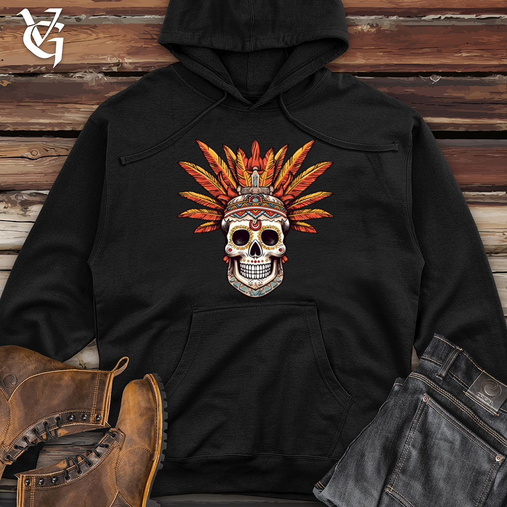 Retro Warrior Pineapple Midweight Hooded Sweatshirt