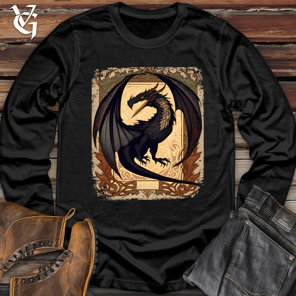 Dragon In a Frame Softstyle Long Sleeve