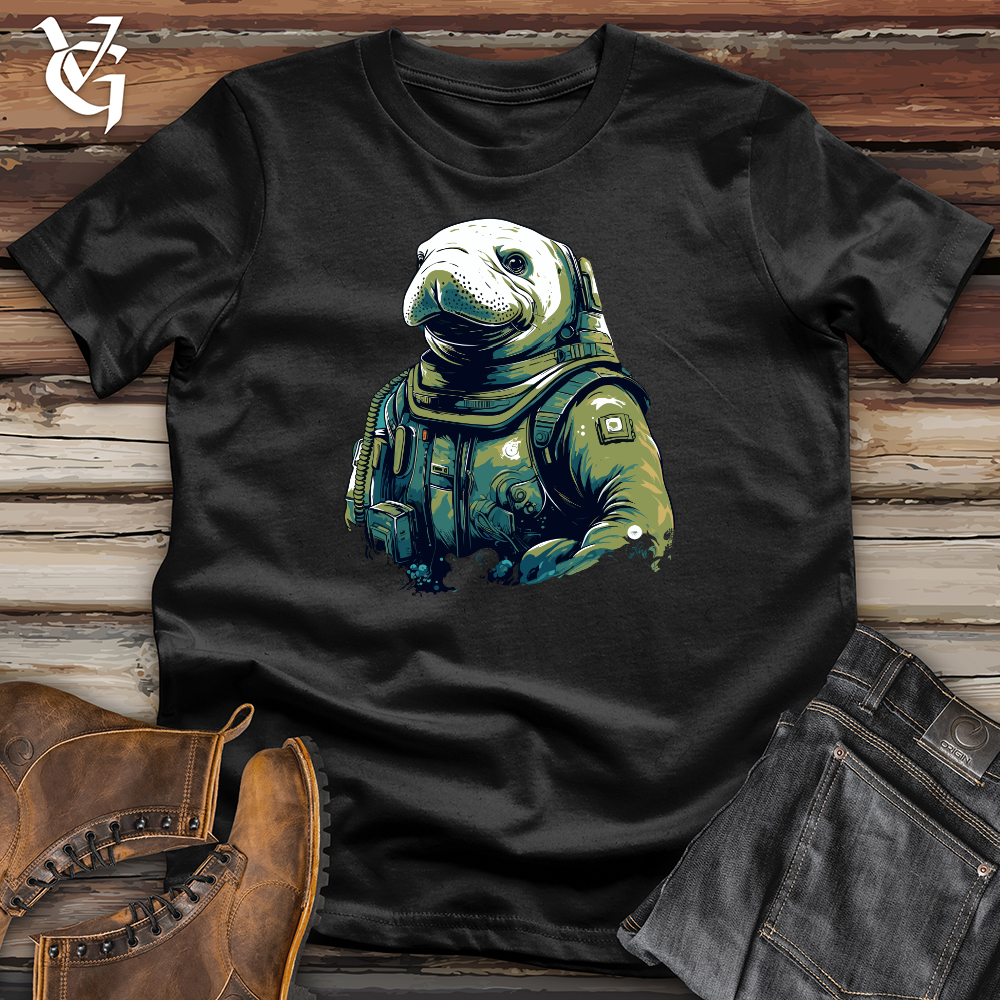 Manatee Astronaut Adventure Softstyle Tee