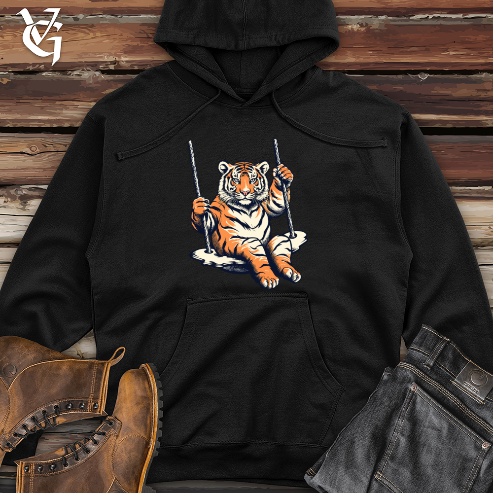 Swingin Stripes Midweight Hooded Sweatshirt