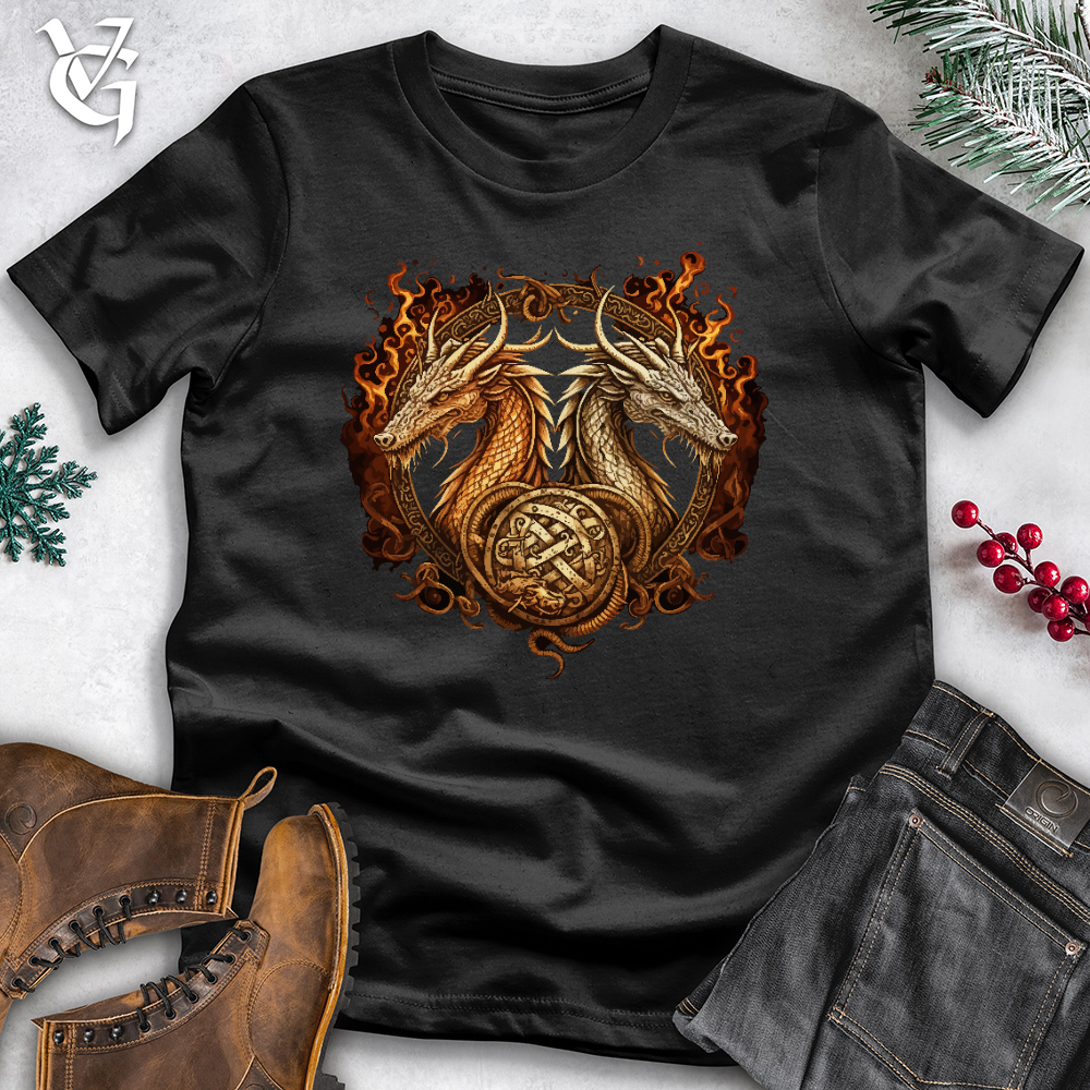 Men's Game of Thrones: House of the Dragon Fire-Breathing Dragon Logo  T-Shirt