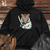 Blade Wielding Tiger Midweight Hooded Sweatshirt