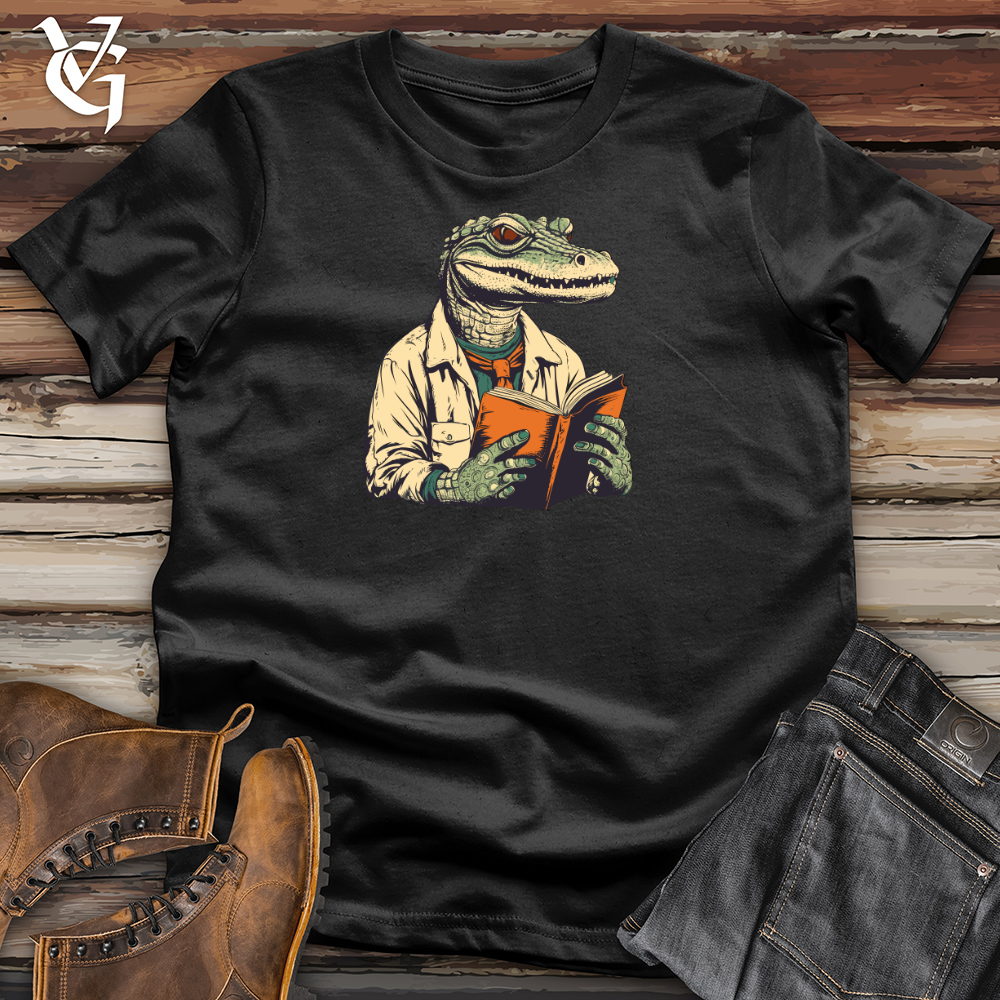 Reptilian Adventure Reader Cotton Tee