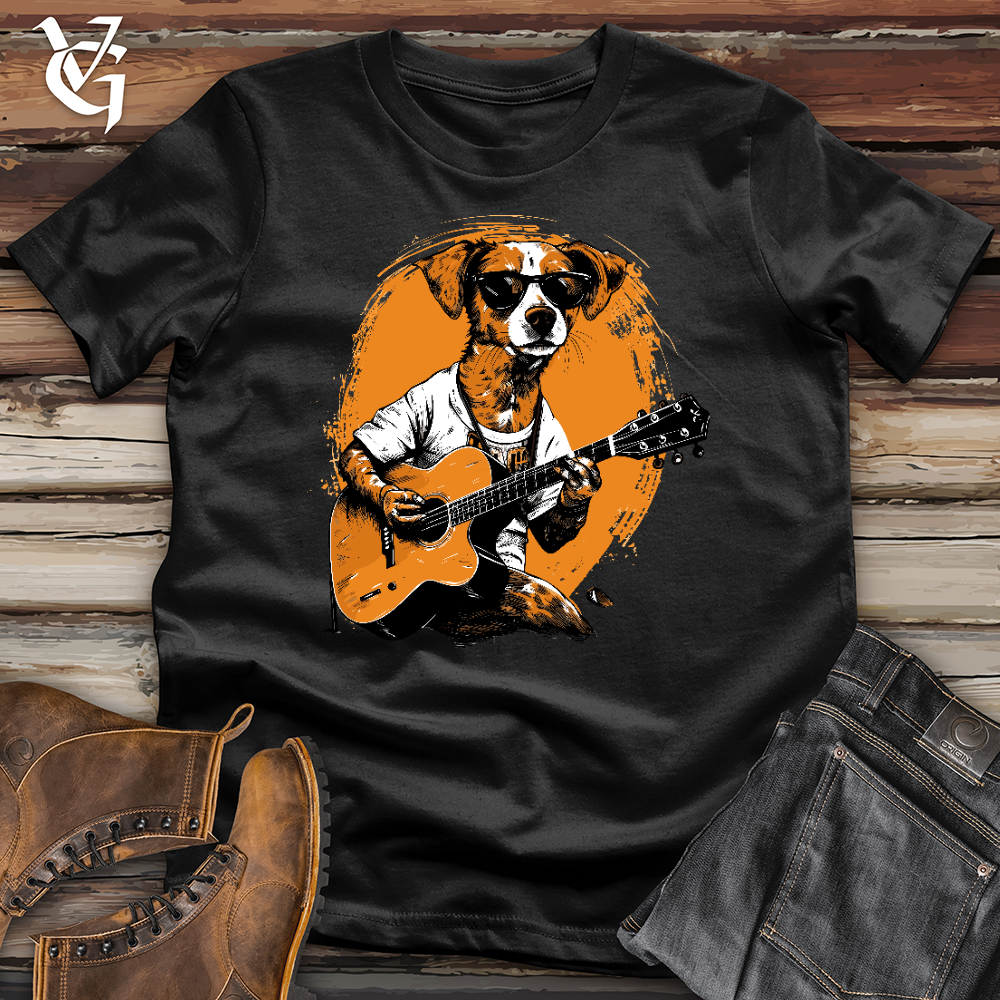 Dog Guitarist Softstyle Tee