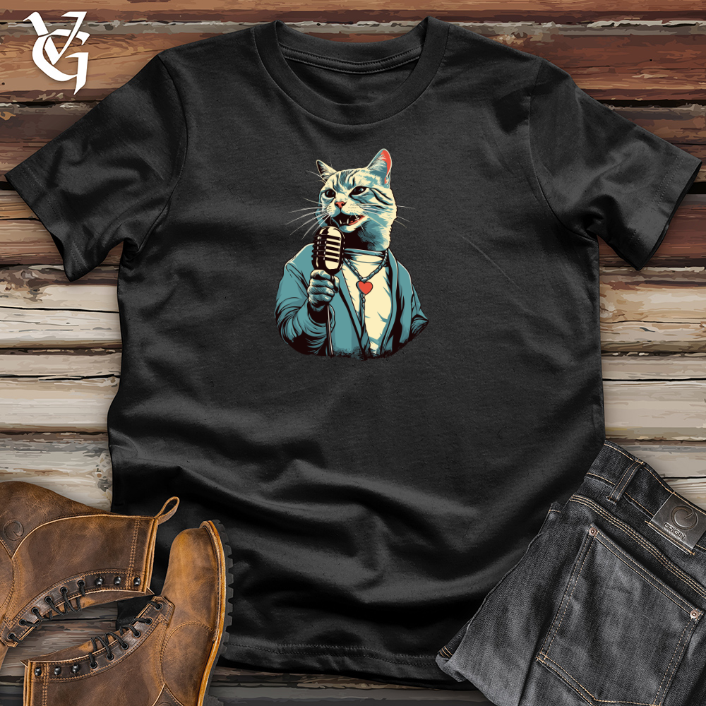 Crooning Kitty Cotton Tee