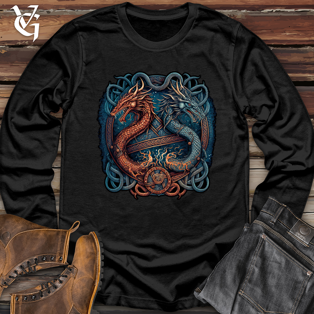 Double Trouble Dragon Softstyle Long Sleeve