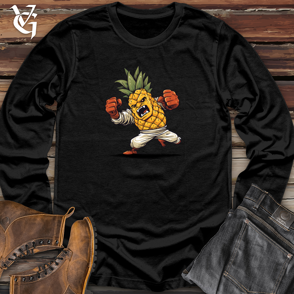 Retro Fighter Pineapple Long Sleeve