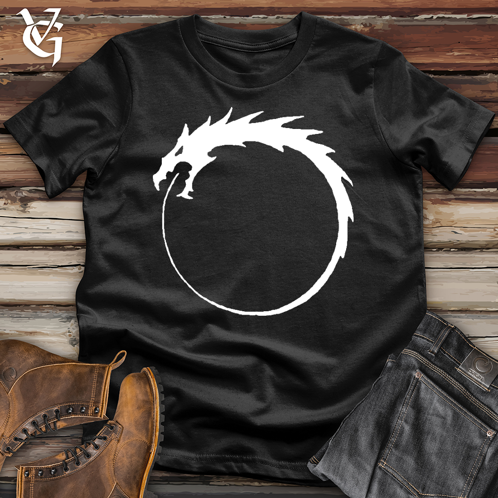 Dragon Circle White Softstyle Tee