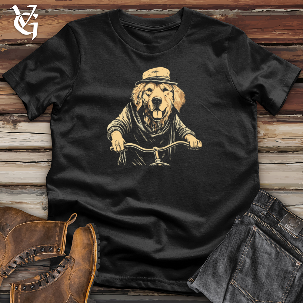 Retro Cruiser Golden Retriever Softstyle Tee