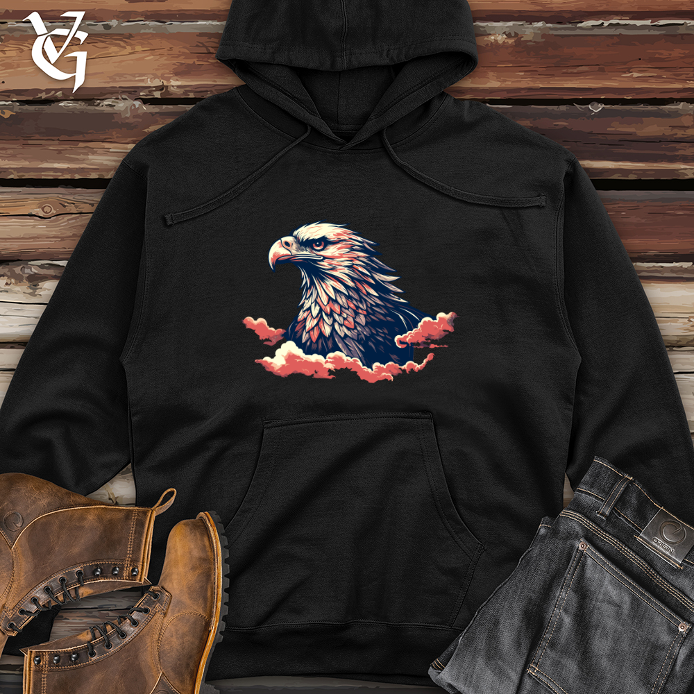 Celestial Soaring Eagle Midweight Hooded Sweatshirt