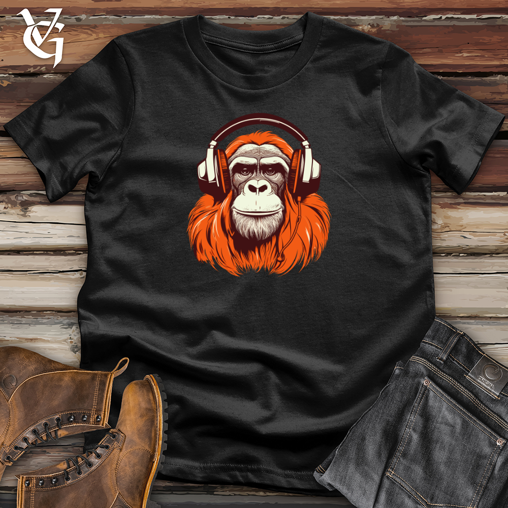 Orangutan Headphone Rainforest Rhythm Softstyle Tee